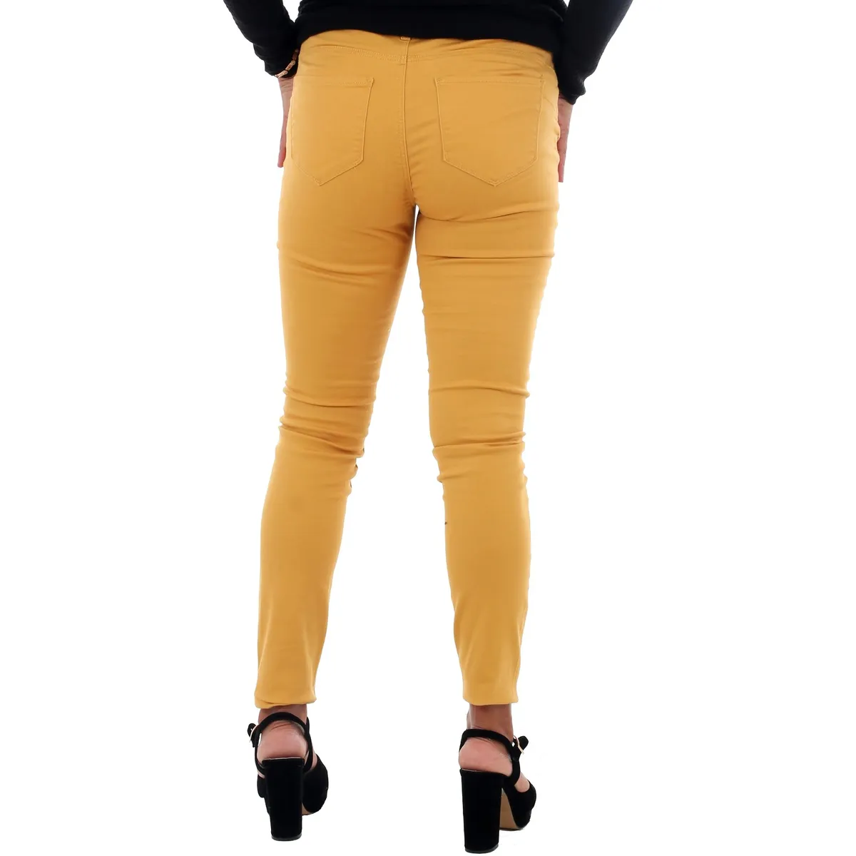 10210798 VMHOT SEVEN MR SLIM PUSH UP PANTS AMBER GOLD