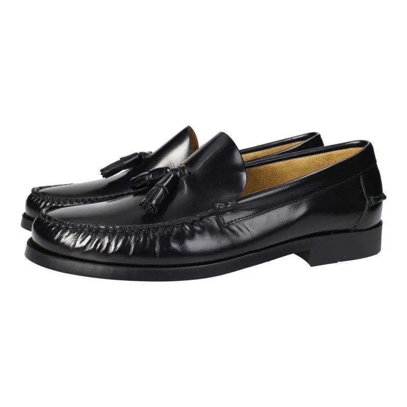 14029 Zapatos de piel color NEGRO
