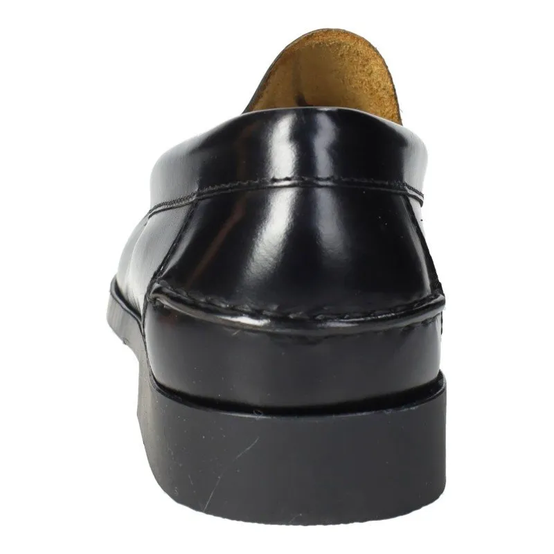 14029 Zapatos de piel color NEGRO