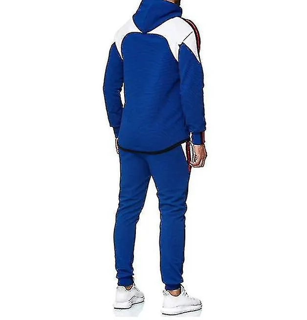 2 Piece Tracksuit Casual Workout Sports Jacket and Pants Set