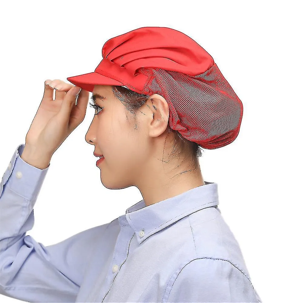 4PCS CHEF HATS  COCINA COCINA REDES PARA EL CABELLO TAPAS DE SERVICIO DE ALIMENTOS PARA ADULTOS