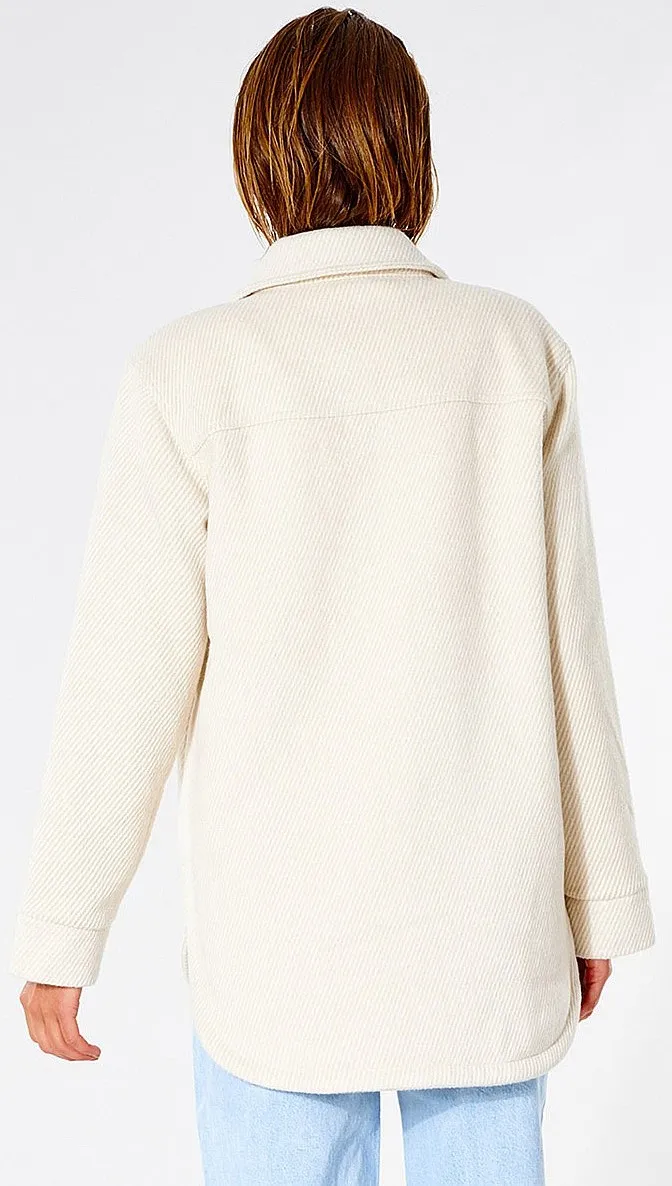 ABRIGO RIP CURL DRIFTER  OFF WHITE  WOMEN´S