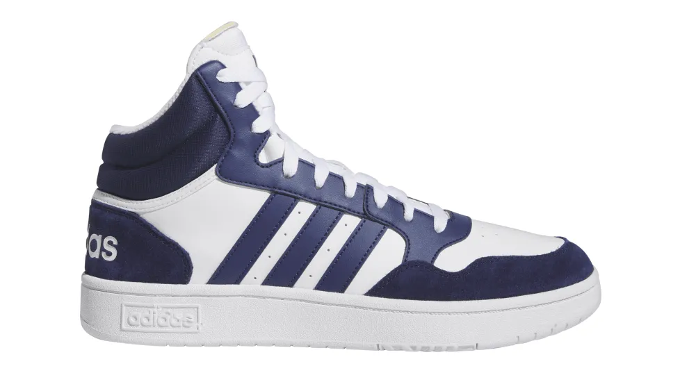 ADIDAS HOOPS 3.0 MID "WHITEDARK BLUE"
