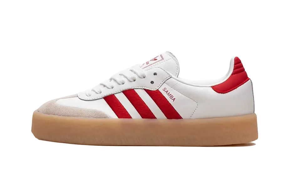 Adidas Sambae White Better Scarlet Gum