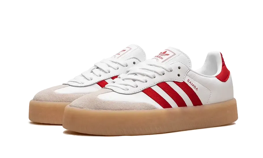 Adidas Sambae White Better Scarlet Gum