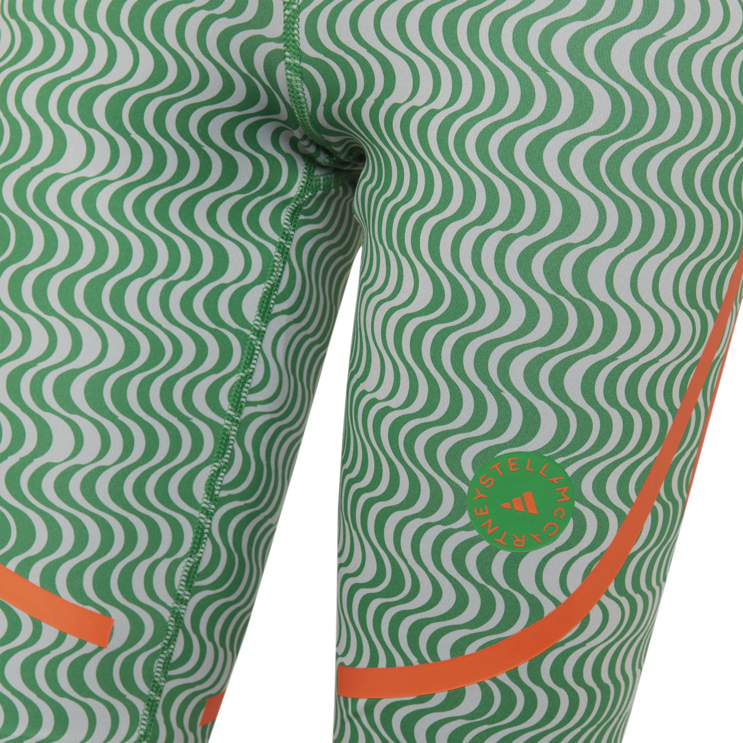adidas x Stella McCartney TruePurpose Printed Cycling Tights Green