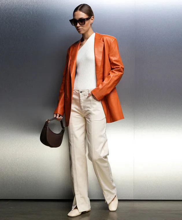 AERON Beige Curl pants