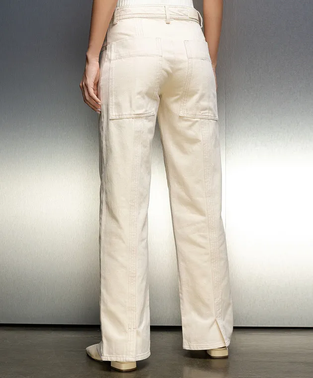 AERON Beige Curl pants