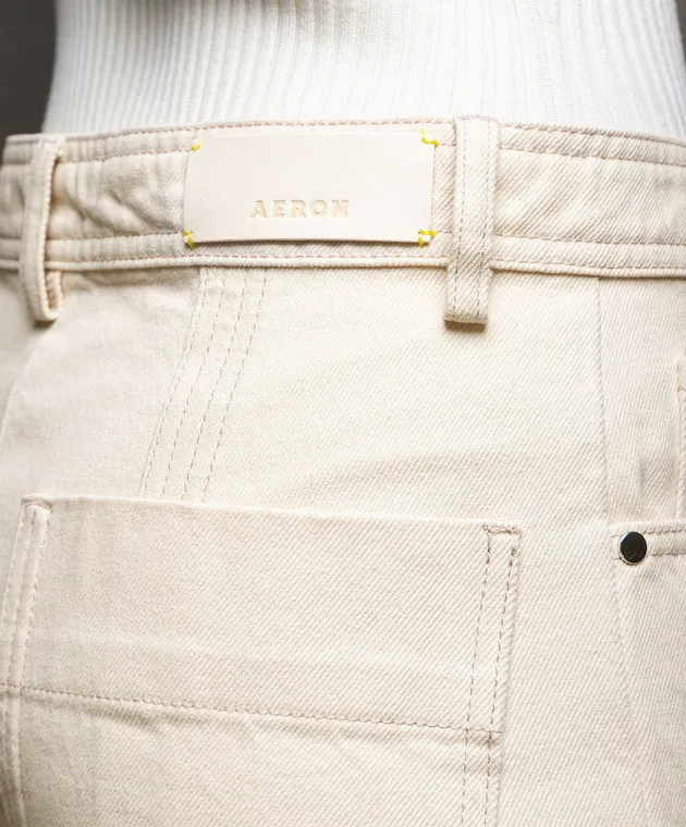 AERON Beige Curl pants