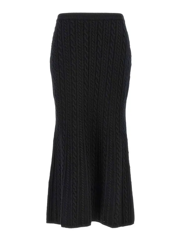 ALESSANDRA RICH FALDA LARGA  NEGRO