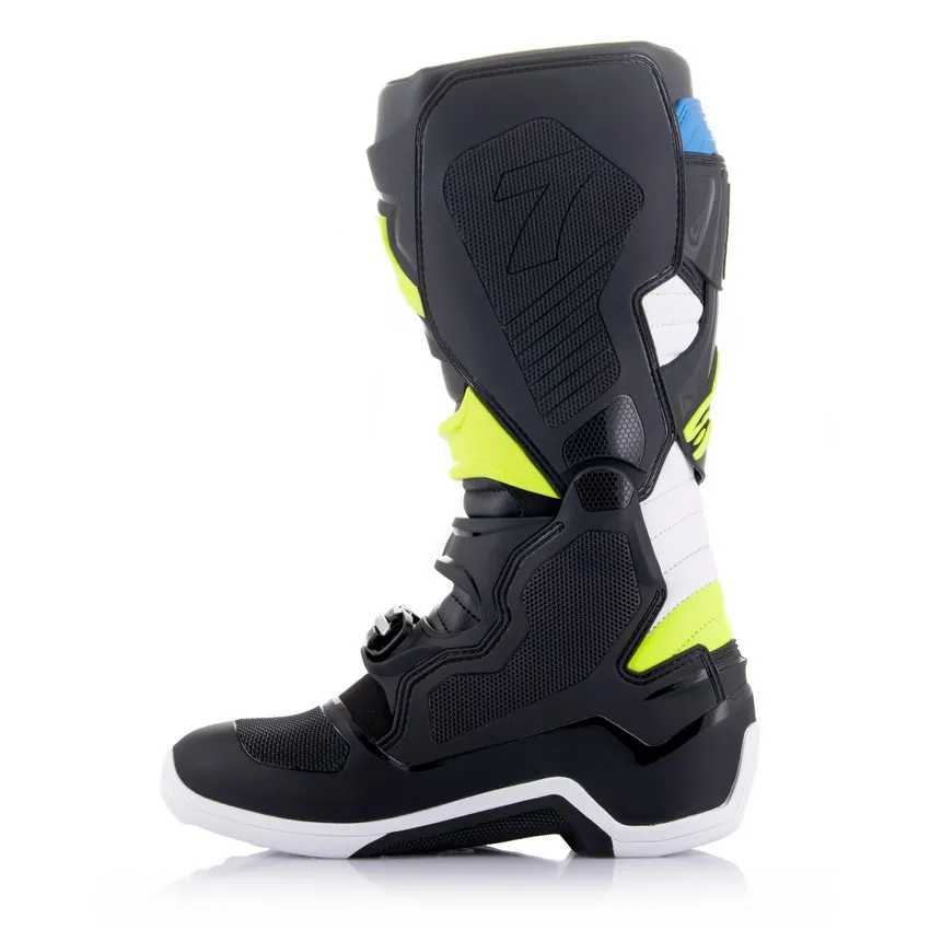 Alpinestars botas Tech 7 negra azul amarilla flúor