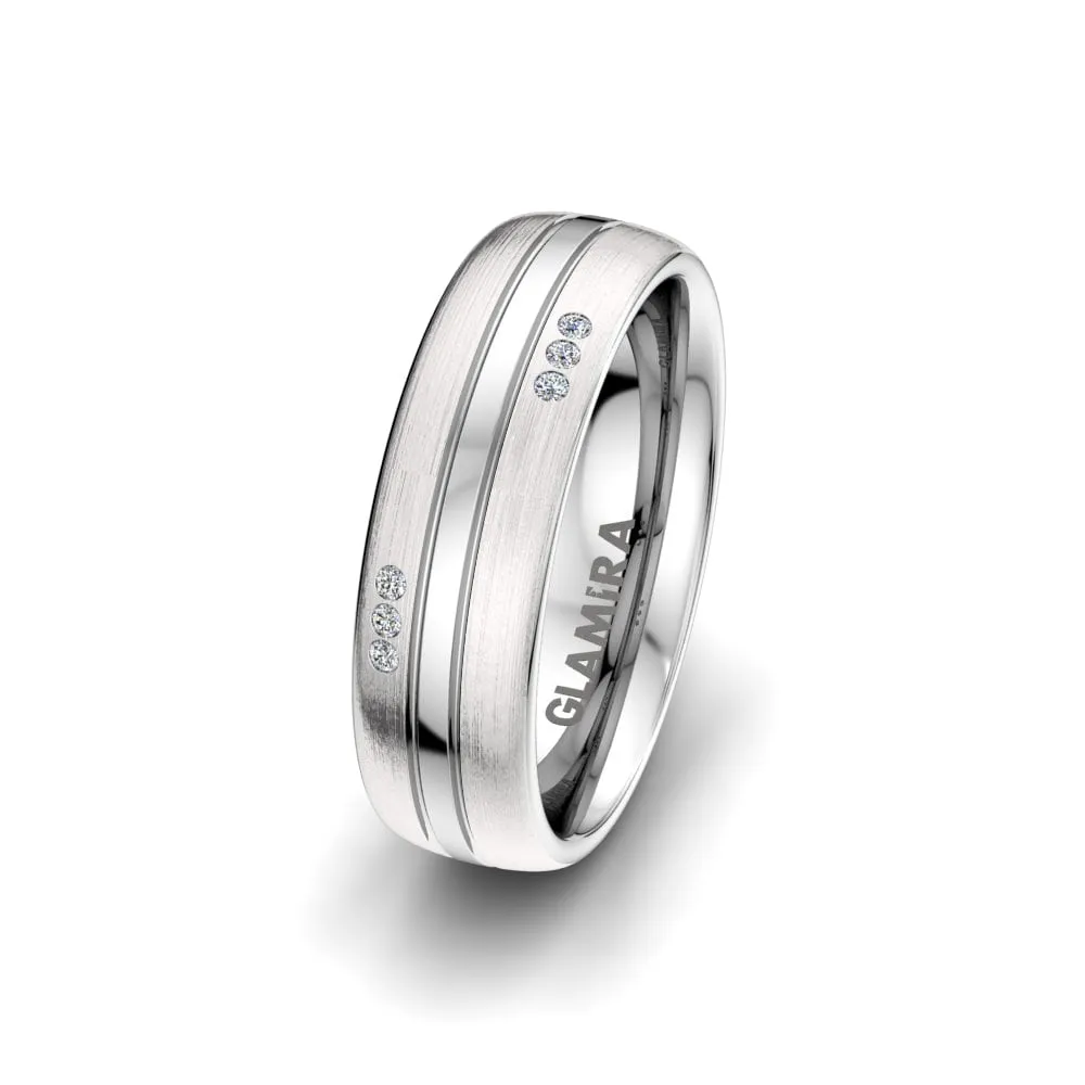 Anillo de boda Bright Symmetry 6mm