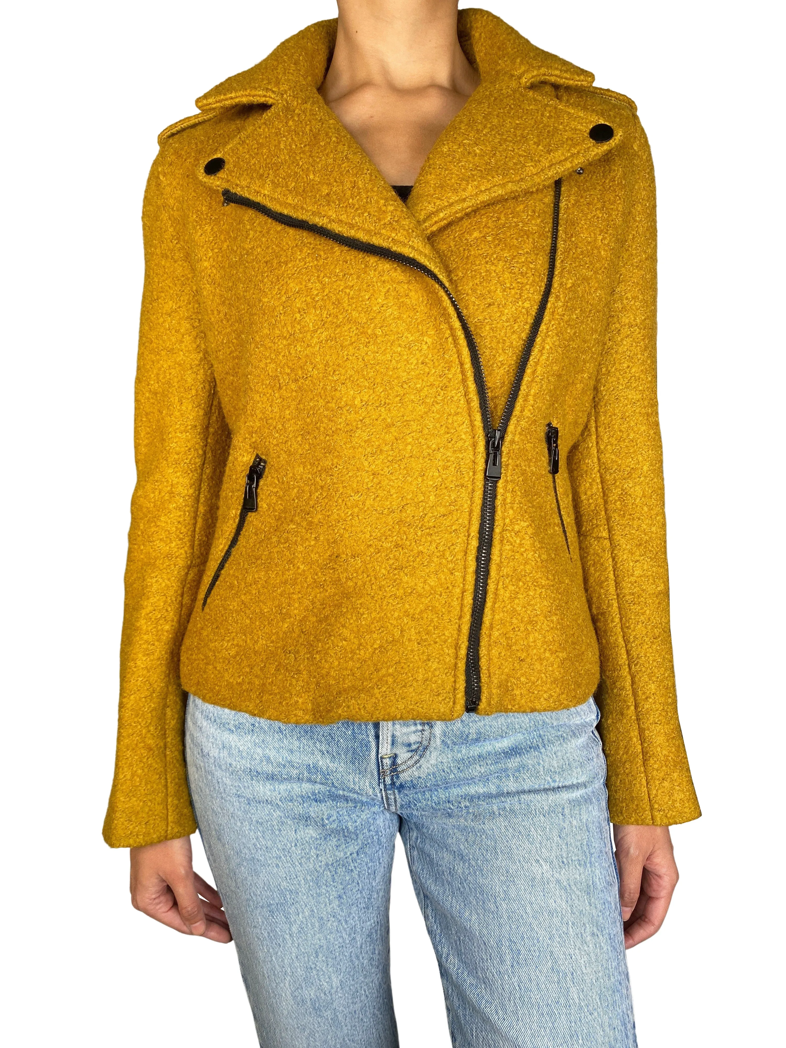 ANTHROPOLOGIE Chaqueta De Escote Amarilla