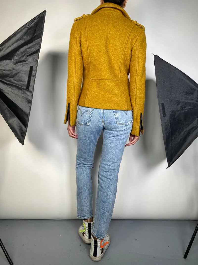 ANTHROPOLOGIE Chaqueta De Escote Amarilla