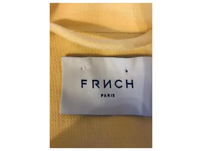Autre Marque Chaqueta sahariana amarilla francesa Amarillo 