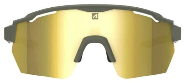 Azr Conjunto AZR Race RX Gafas Caqui Mate / Lente Hidrófoba Amarilla + Transparente