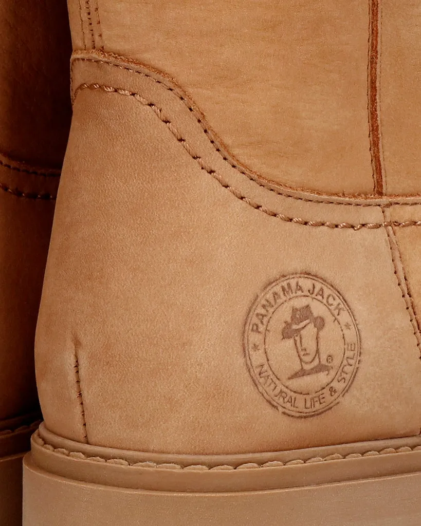 Bambina B128 Botas de piel con forro interior de pelo.