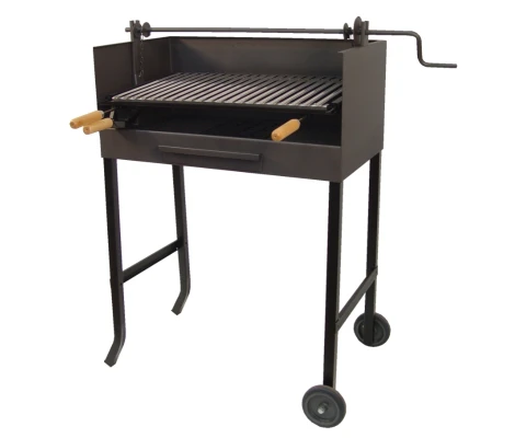 Barbacoa Con Elevador y Parrilla Inox 50X40X107 cm Imex El Zorro