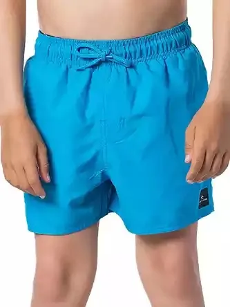 Bañador RIP CURL surfero niño Short elástico Classic Volley Boy blue Ref. KBOGA4 Azul logo pierna
