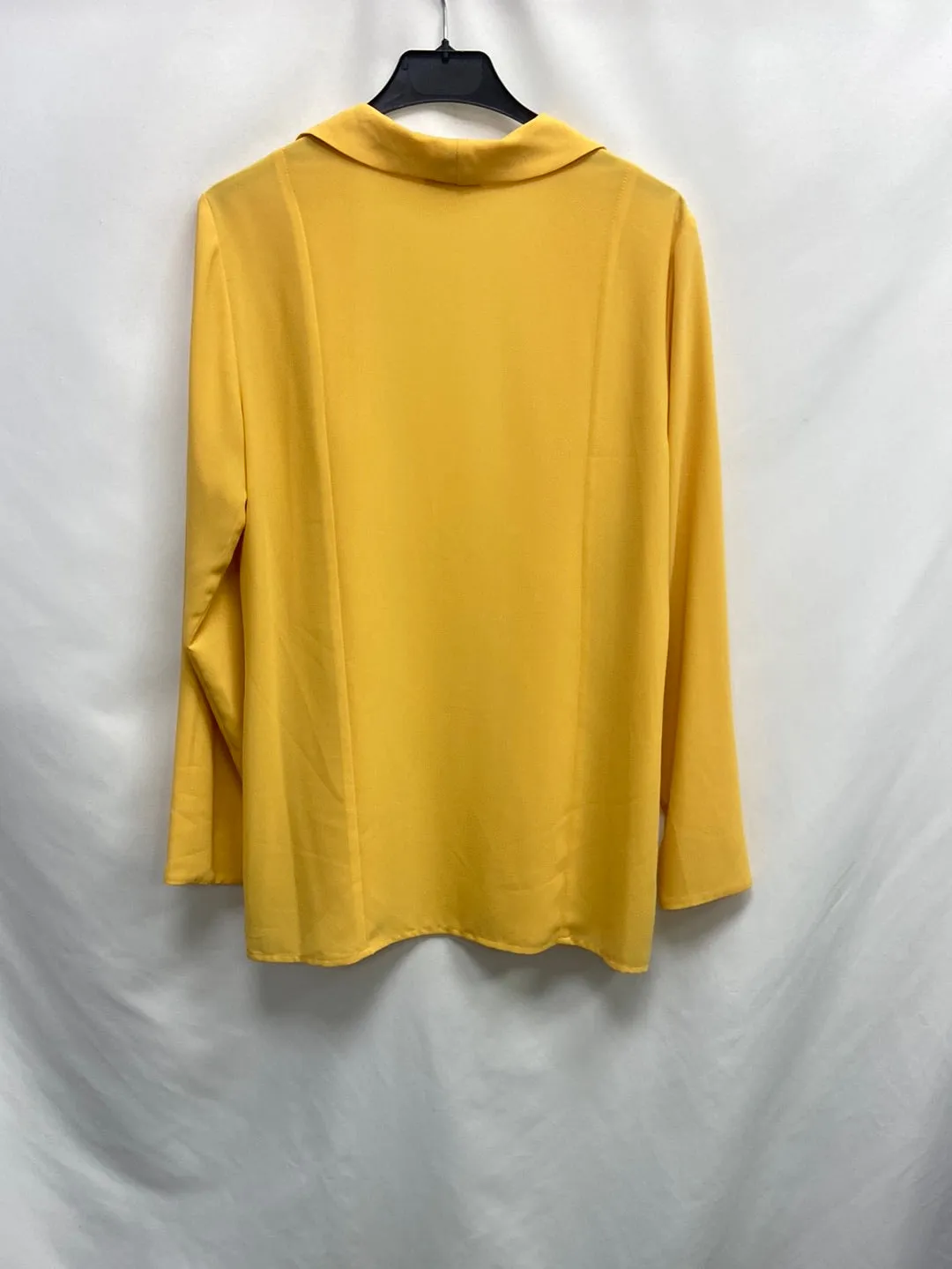 BIMANI13. Chaqueta fluida amarilla T.m