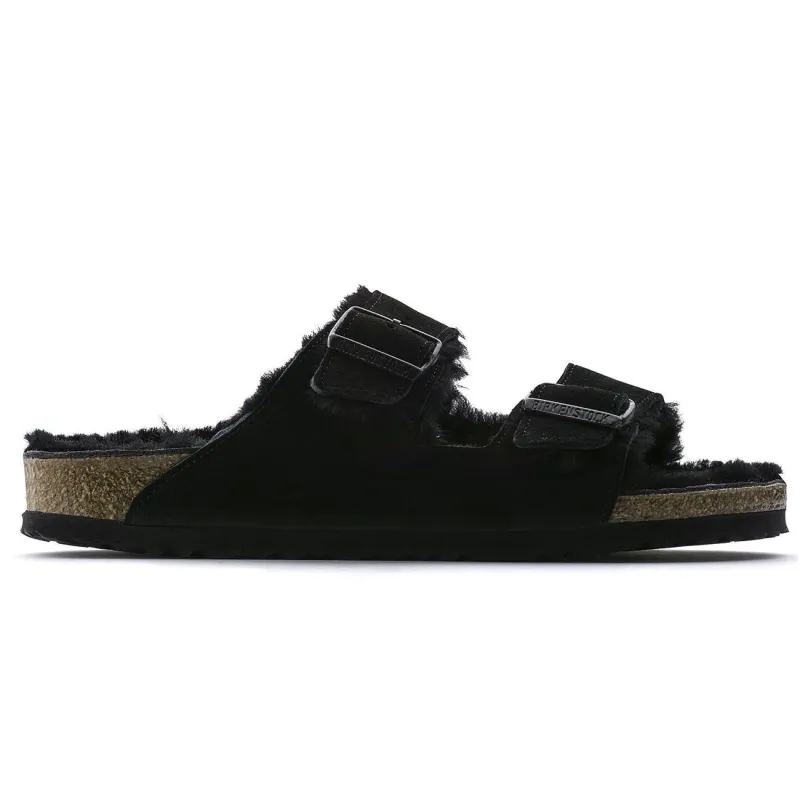 BIRKENSTOCK ARIZONA VL SHEARLING REGULAR BLACK
