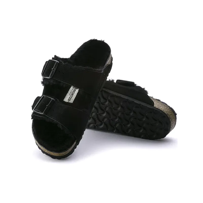 BIRKENSTOCK ARIZONA VL SHEARLING REGULAR BLACK