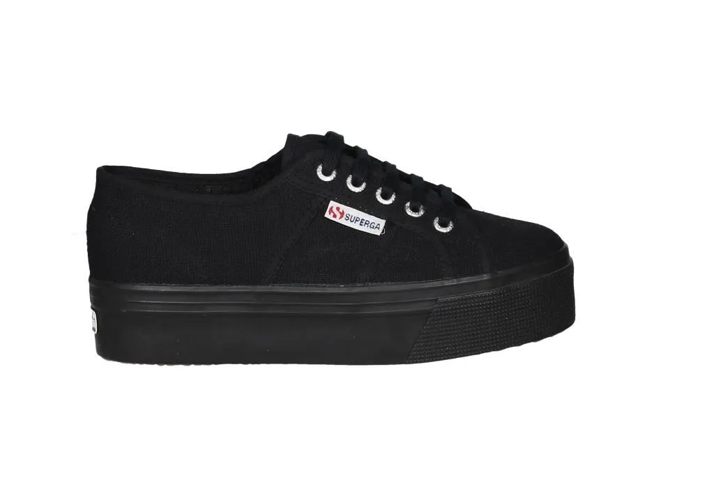 Blucher Lona Negro Piso Doble Goma