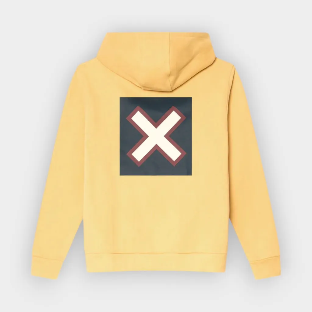 Blue Banana Brand – Sudadera con capucha Vibe amarilla