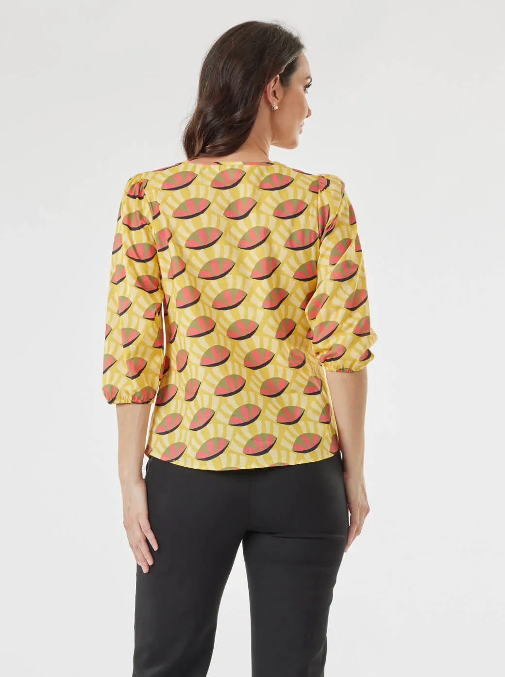 Blusa amarilla Ayana