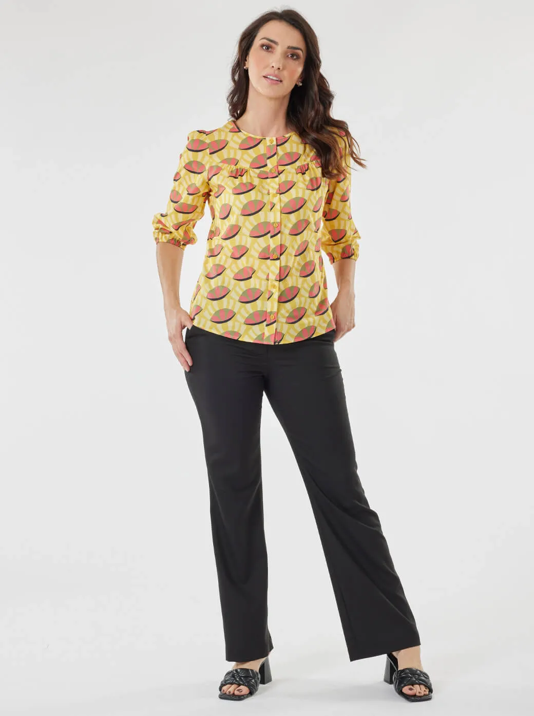Blusa amarilla Ayana