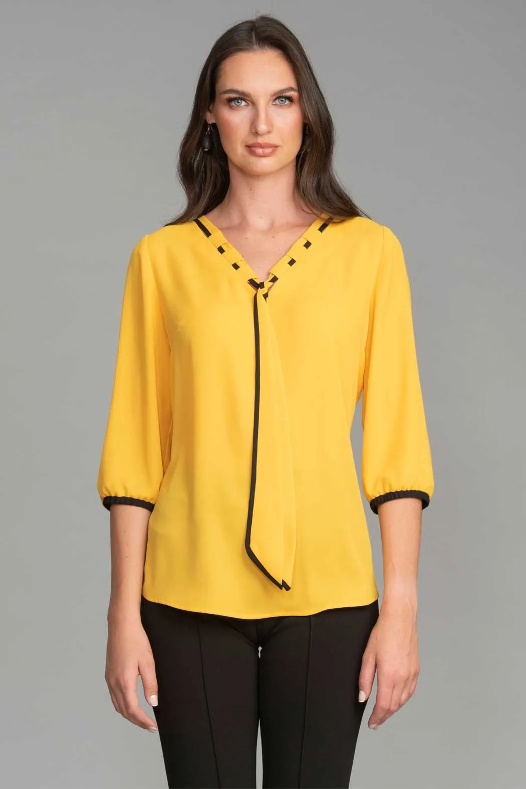 Blusa amarilla dama Cherry 21452