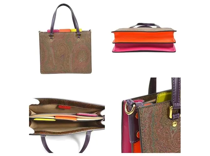 Bolso de mano y bolso de hombro multicolor ETRO 