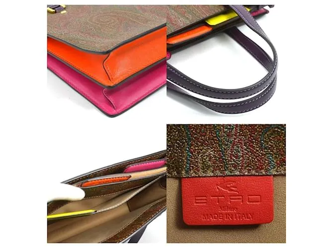 Bolso de mano y bolso de hombro multicolor ETRO 