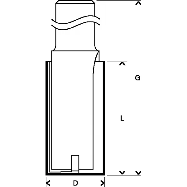 BOSCH  EXPERT FOR WOOD  FRESA DE RANURAR, 10X31.8X69MM, VáSTAGO 8 MM, MADERA