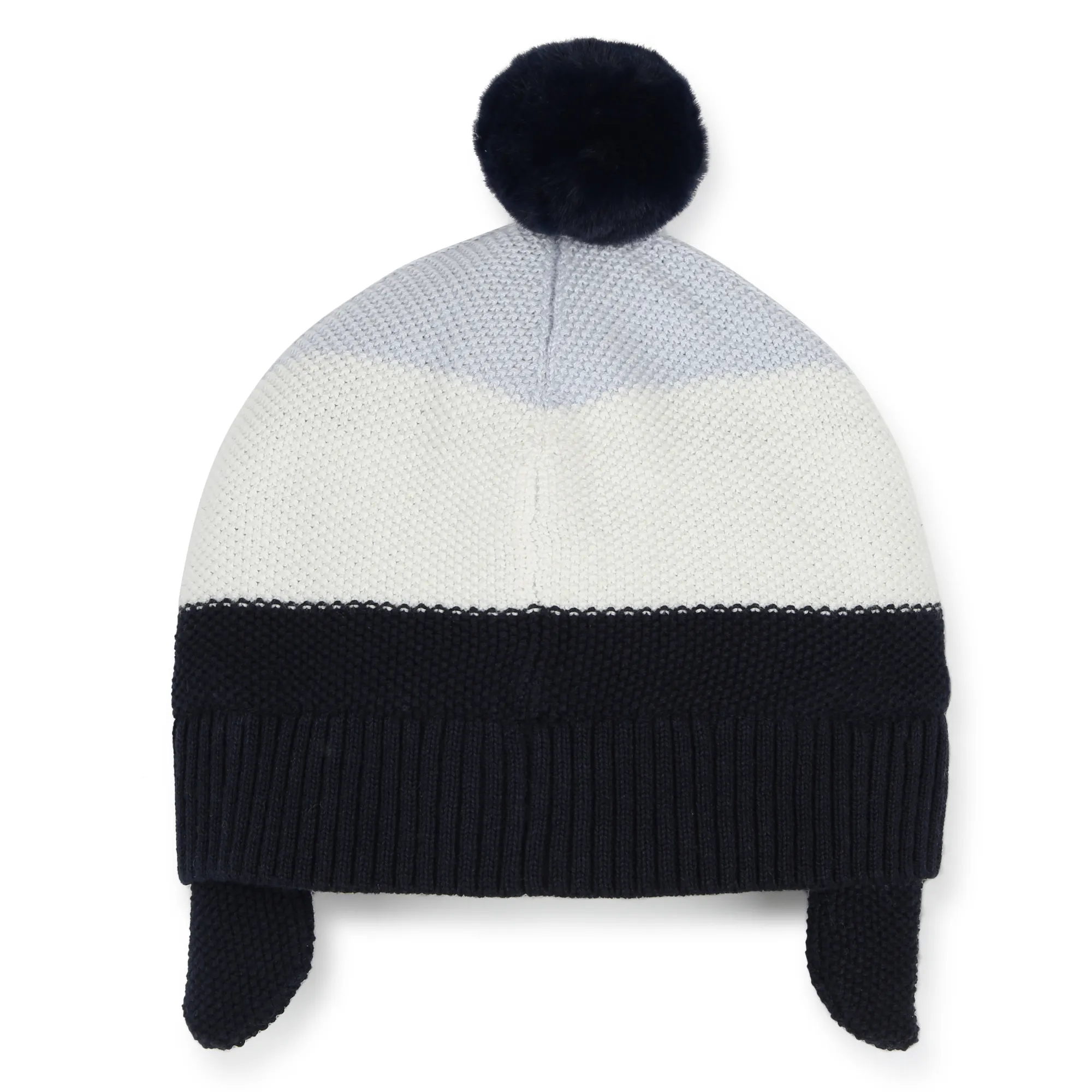 BOSS Gorro de rayas con pompón