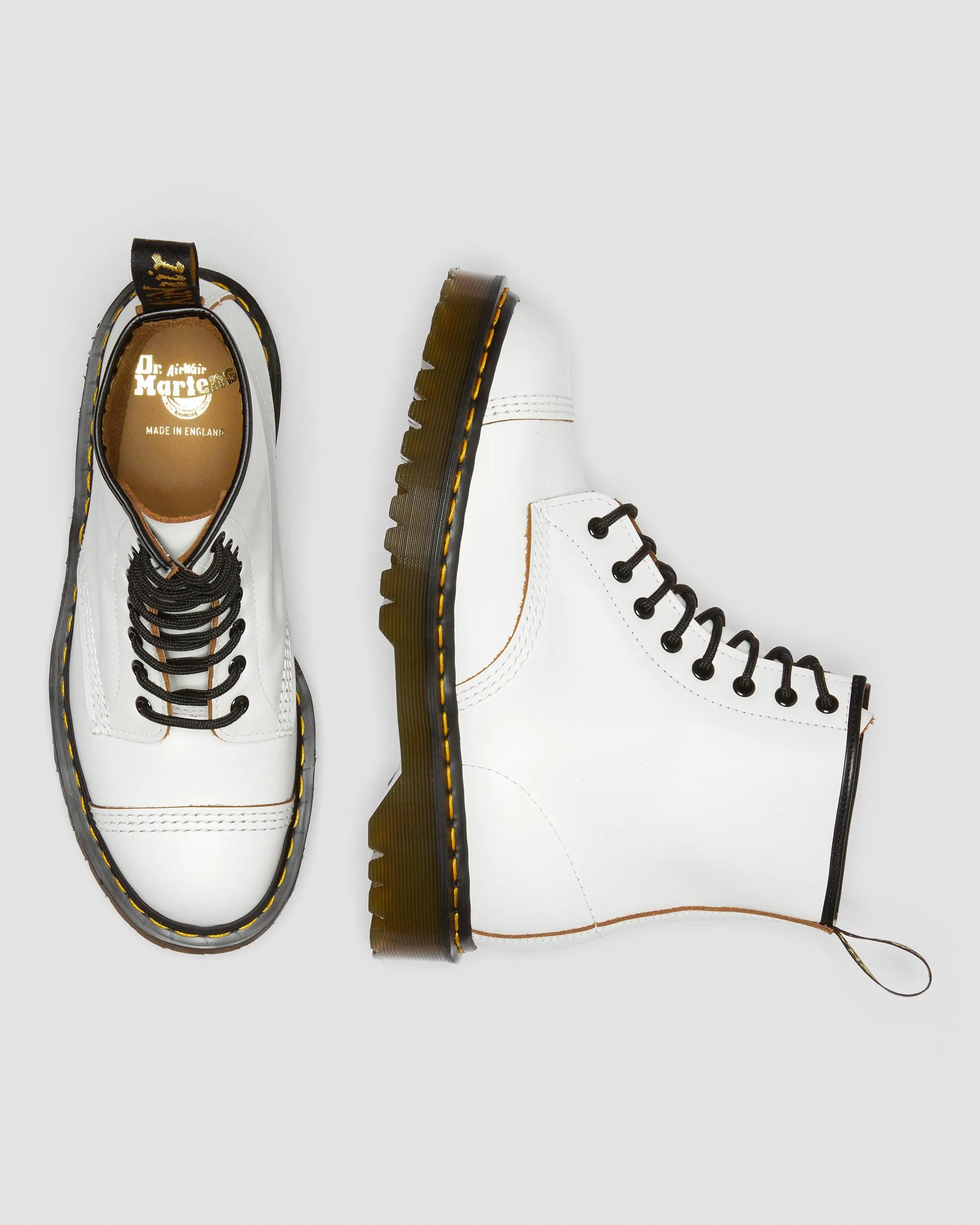 Botas 1460 Bex Made in England en piel con puntera