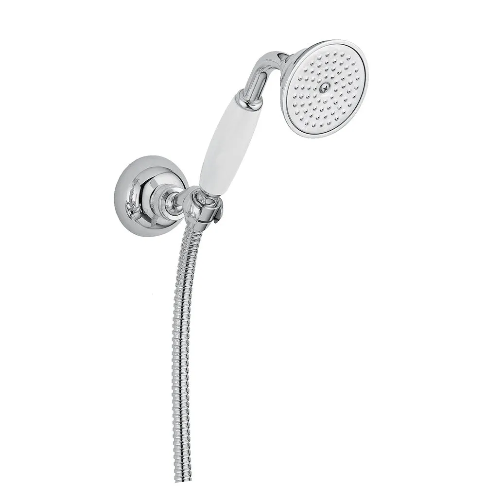 BUGNATESE OXFORD CONJUNTO DUPLEX DUCHA CON ALCACHOFA DE PARED CROMADO