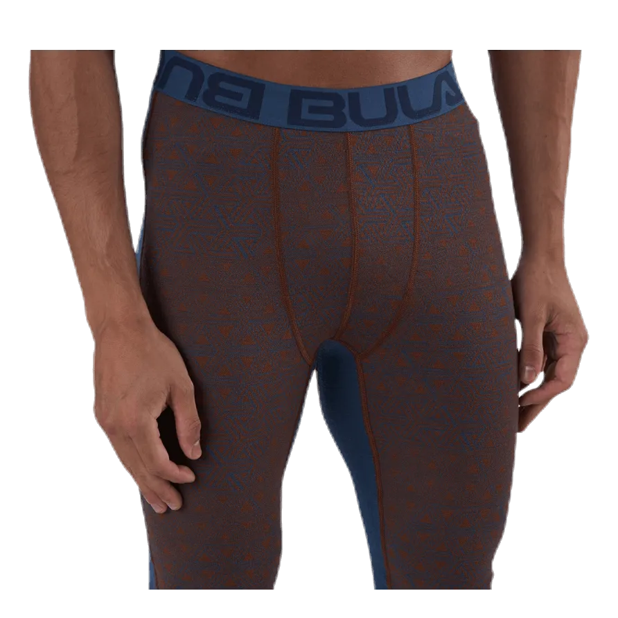 Bula Geo Merino Wool Pants Blue/Red