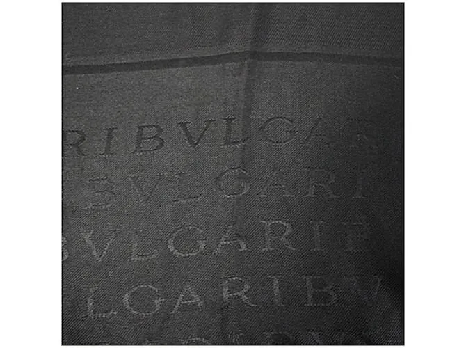 Bulgari Bufanda grande Bvlgari Negro 
