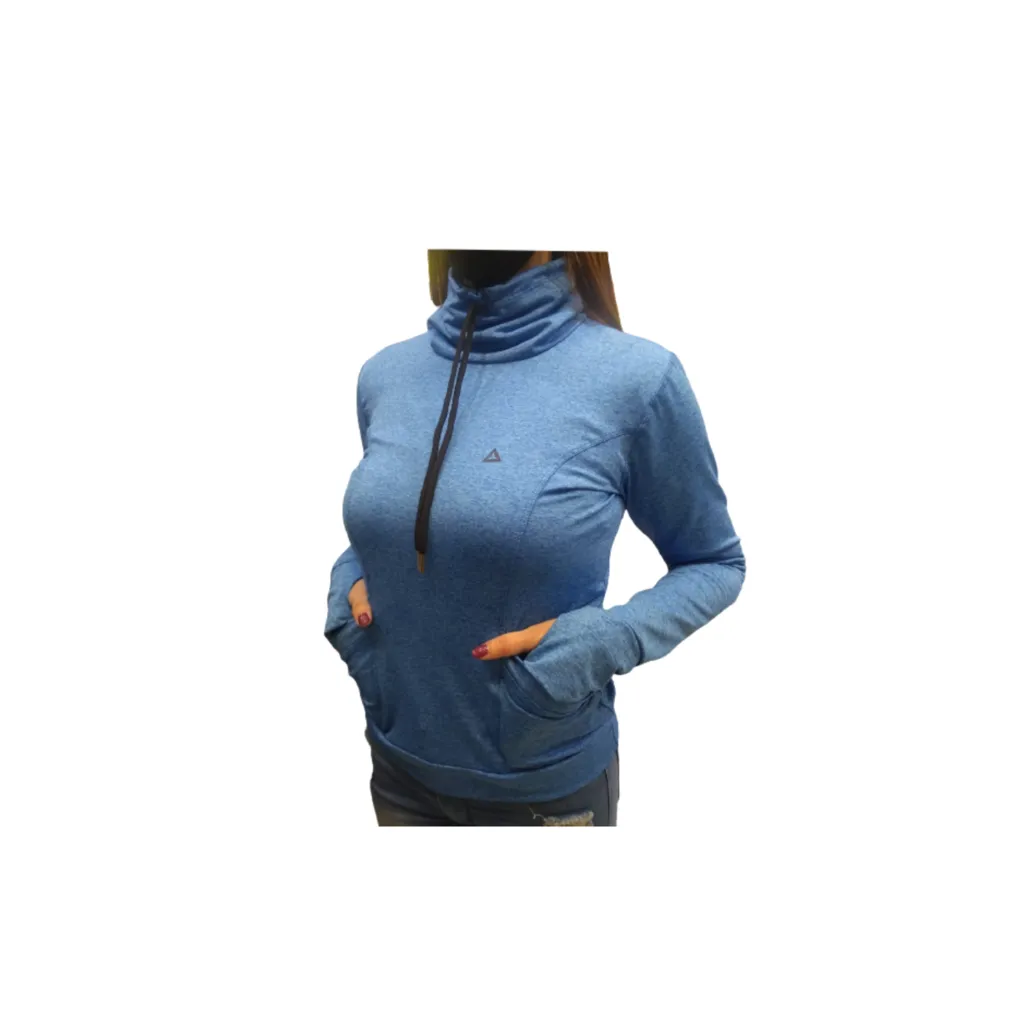 BUZO MUJER AZUL DEPORTIVO URBANO FSPORT  BUMU