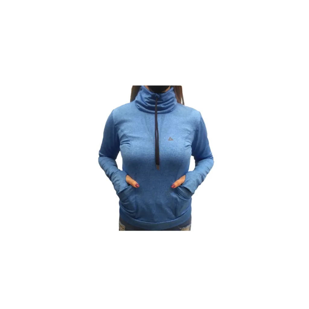 BUZO MUJER AZUL DEPORTIVO URBANO FSPORT  BUMU