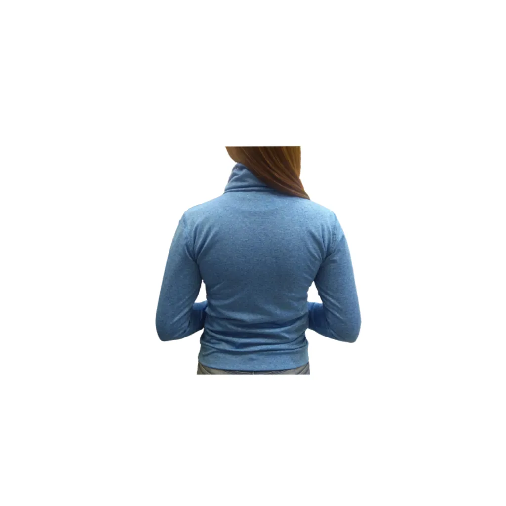 BUZO MUJER AZUL DEPORTIVO URBANO FSPORT  BUMU
