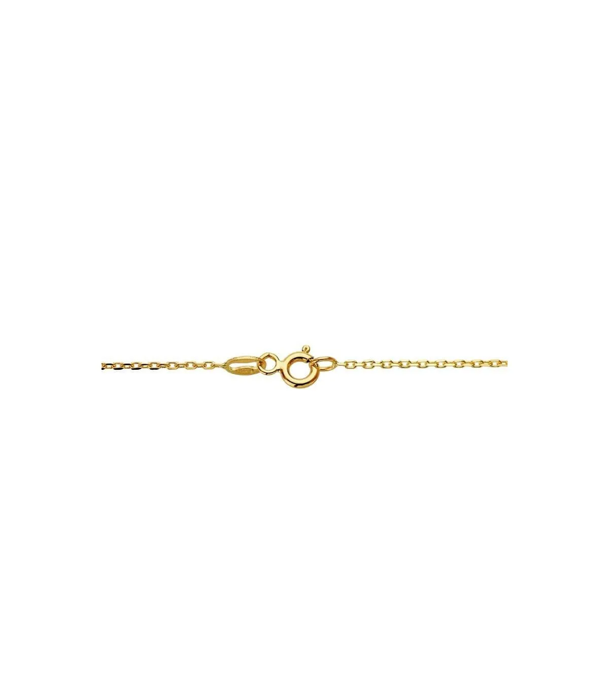 Cadena Forzada 1mm Oro 18 K 45cm