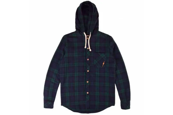 Camisa Hamilton Assorted Flannel Jr Cuadros Azul
