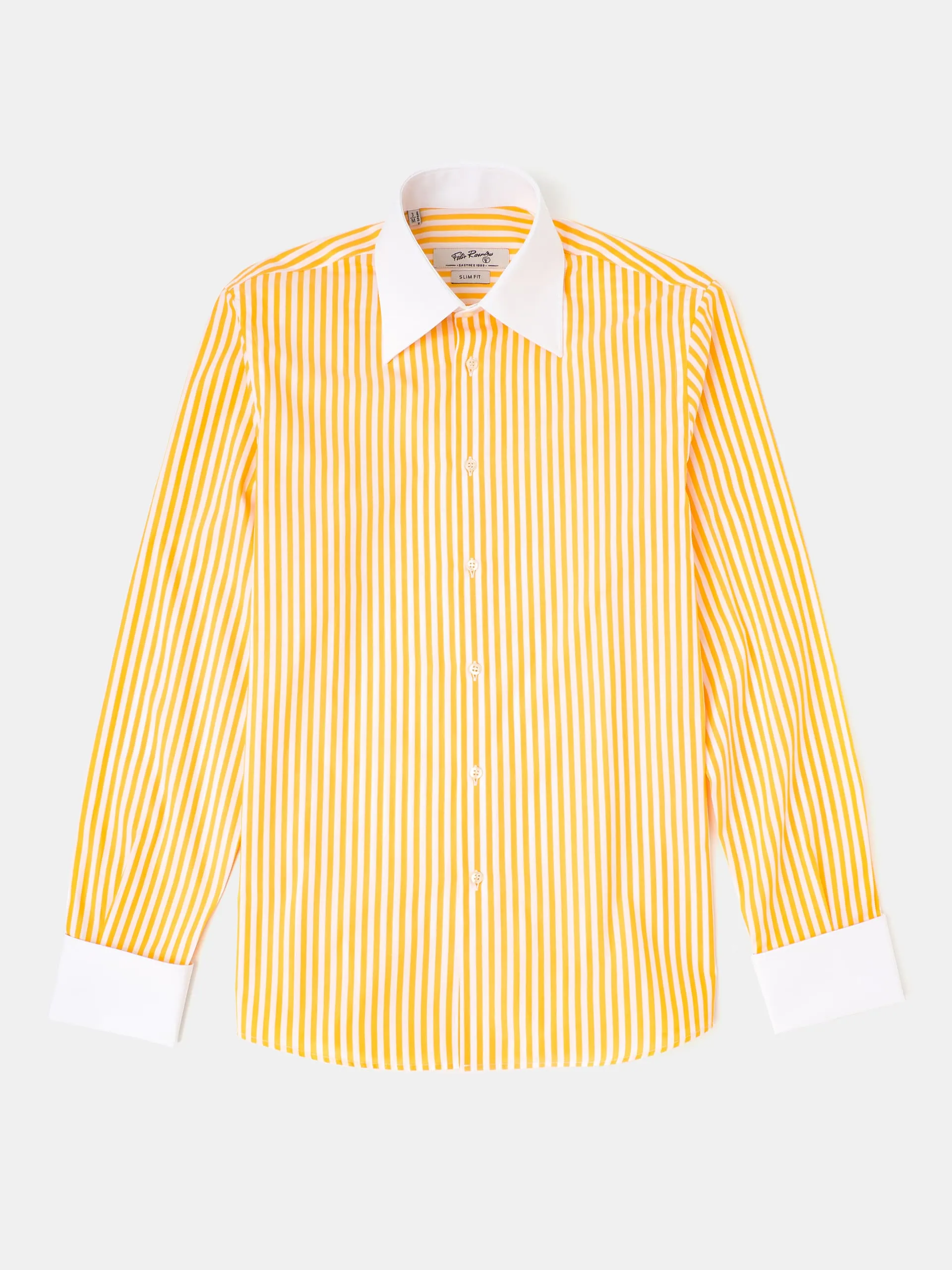 CAMISA RAYAS KODAK BLANCA Y AMARILLA