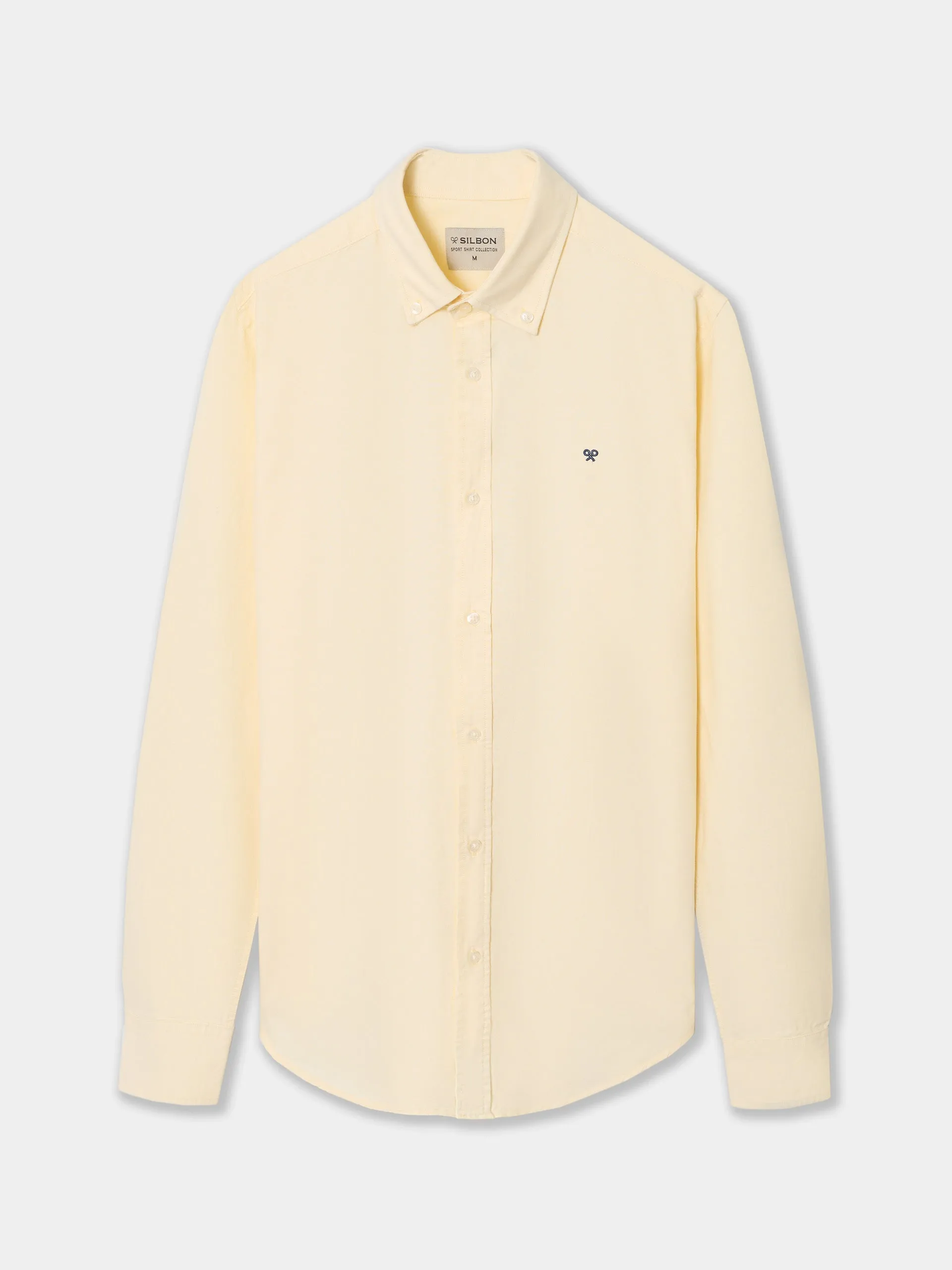 Camisa sport oxford amarilla