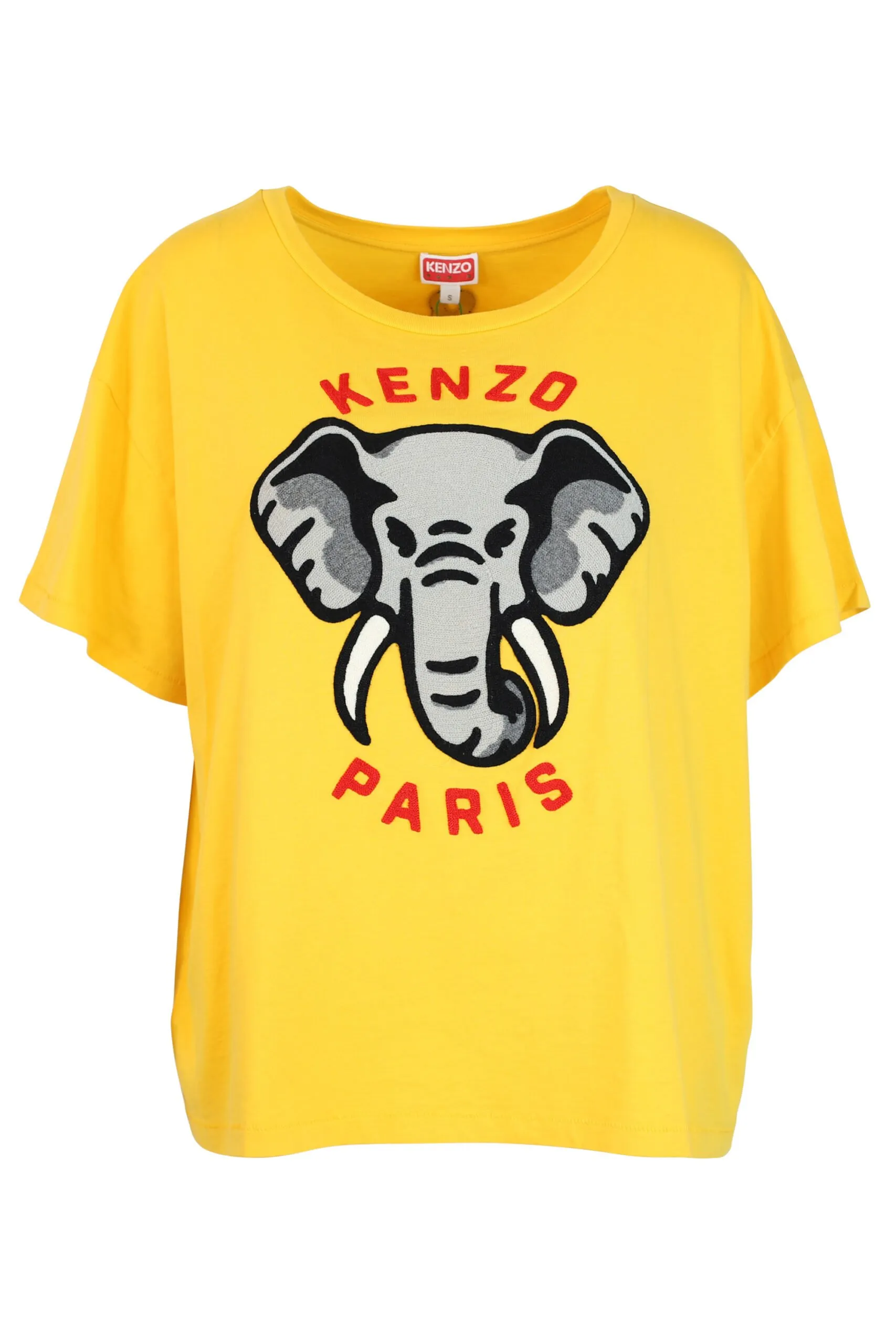 Camiseta amarilla con maxilogo elefante