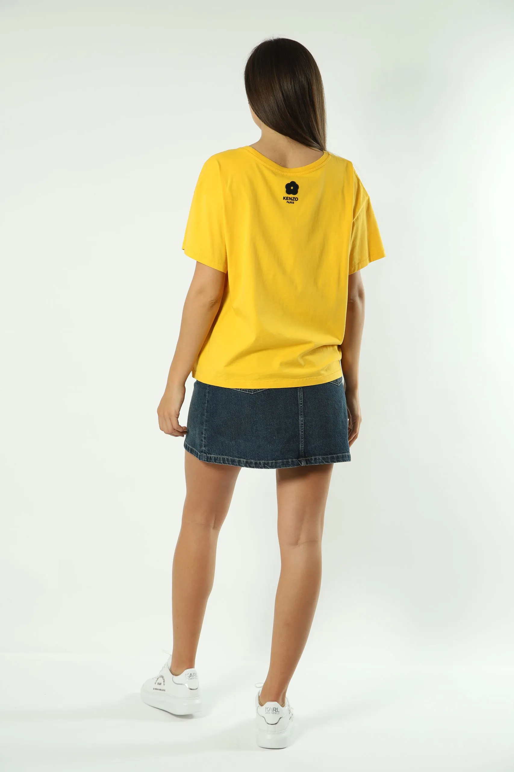 Camiseta amarilla con maxilogo elefante