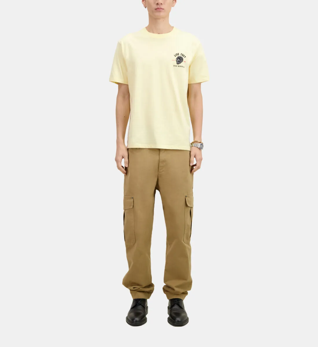 Camiseta amarilla Live fast