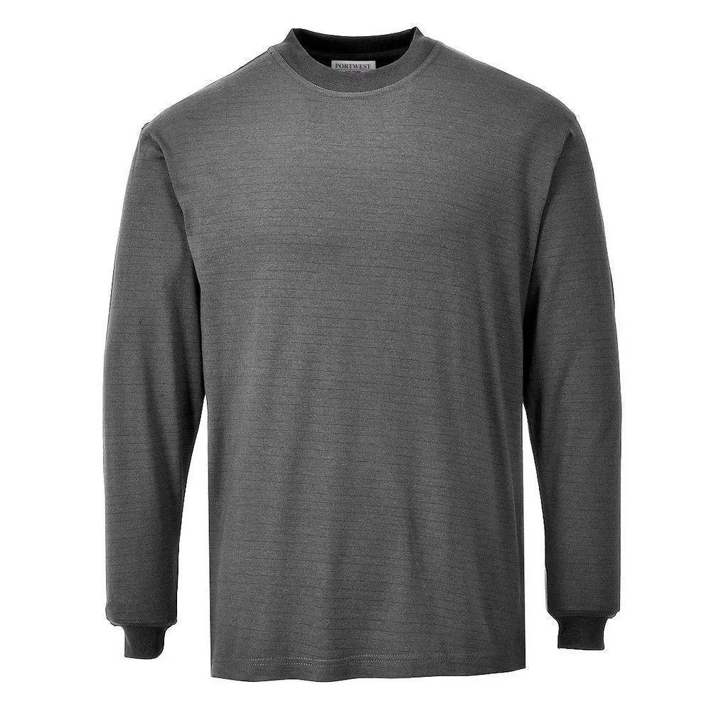 Camiseta de manga larga ignífuga y antiestática 